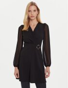 Morgan Rochie cocktail 252-RSONIA Negru Slim Fit