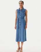 Morgan Rochie de blugi 251-RJEAN Albastru Regular Fit