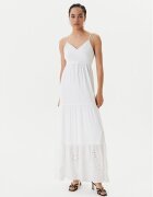 Morgan Rochie de vară 242-ROUBI Alb Loose Fit