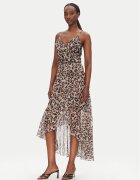 Morgan Rochie de vară 251-RDOLS Bej Regular Fit