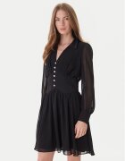 Morgan Rochie de zi 251-ROPLIS Negru Loose Fit