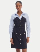 Morgan Rochie tip cămașă 261-RIVOL Bleumarin Slim Fit