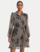 Morgan Rochie tip cămașă 261-ROUTY.F Negru Regular Fit