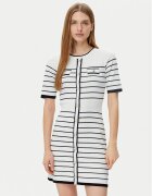 Morgan Rochie tricotată 251-RMELIN Alb Regular Fit