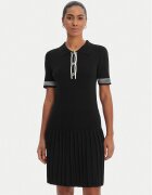 Morgan Rochie tricotată 261-RMCAMI Negru Slim Fit