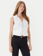 Morgan Top 242-OPLI Alb Slim Fit