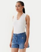 Morgan Top 251-DADILO Alb Slim Fit