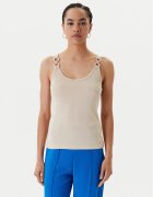 Morgan Top 251-DIDONI Bej Slim Fit