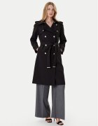 Morgan Trench 242-GTRENCH Negru Regular Fit