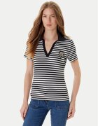 Morgan Tricou polo 252-DINATA Negru Regular Fit