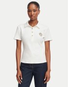 Morgan Tricou polo 252-DPOLLA Alb Slim Fit