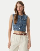 Morgan Vestă elegantă 261-VCHARMY Albastru Regular Fit