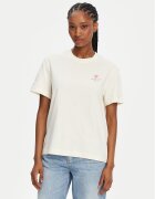 Mustang Tricou Floris 1016141 Écru Relaxed Fit