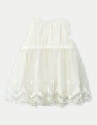 NAME IT Rochie elegantă Demille 13240057 Écru Regular Fit