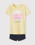 NAME IT Set tricou și pantaloni scurți 13198483 Regular Fit