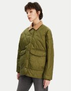 Napapijri Jachetă cămașă Secret NP0A4IFA Verde Regular Fit