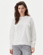 Napapijri Pulover D-Sambre W NP0A4IFK2061 Écru Regular Fit