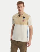 Napapijri Tricou polo E-Reflect NP0A4H4B Écru Relaxed Fit