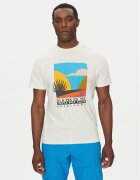 Napapijri Tricou S-Arbia NP0A4IE3 Écru Regular Fit