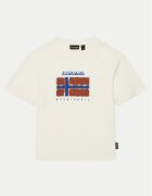 Napapijri Tricou S-Sella NP0A4IGX D Écru Regular Fit