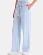 Nautica Pantaloni din material W126-NALTR-1020-23X Albastru celest Wide Leg