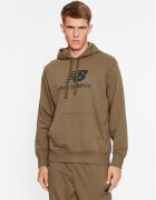 New Balance Bluză Essentials Stacked Logo French Terry Hoodie MT31537 Regular Fit