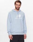 New Balance Bluză MT31537 Albastru celest Relaxed Fit