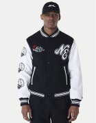 New Era Geacă bomber Essential Black Varsity 60596264 Regular Fit