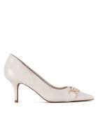NINE WEST Pantofi cu toc subțire CWBFS128-06 Écru