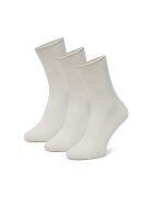 NINE WEST Șosete lungi BR_NW_01_Z_SS25 (3 PACK) Alb