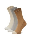 NINE WEST Șosete lungi BR_NW_01_Z_SS25 (3 PACK) Colorat