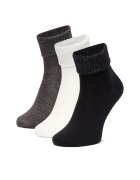 NINE WEST Șosete lungi CEO_KR_NW_101_W_AW25_(3-PACK) Colorat