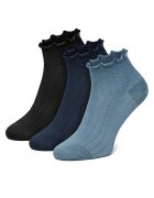 NINE WEST Șosete lungi KR_NW_LETIZIA_Z_SS25 (3 PACK) Colorat
