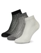 NINE WEST Șosete lungi KR_NW_SHINY_Z_SS25 (3 PACK) Colorat
