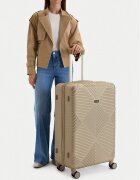 NINE WEST Valiză mare CEO-NW-L-002-09 GOLD Auriu