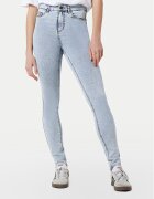 Noisy May Blugi Callie 27030614 Albastru celest Skinny Fit