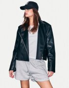 Noisy May Geacă din imitație de piele Rocket 27032993 Regular Fit