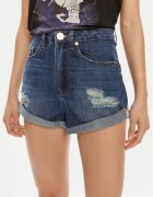 ONE TEASPOON Pantaloni scurți de blugi Bandits 26275 Relaxed Fit