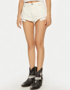 ONE TEASPOON Pantaloni scurți de blugi Bandits 26804 Écru Regular Fit