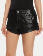 ONE TEASPOON Pantaloni scurți din piele Bandits 26208B Relaxed Fit