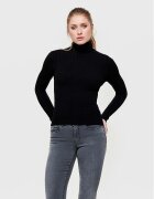 Only Bluză cu gât Karol 15165075 Slim Fit