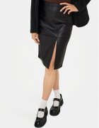Only Fustă din imitație de piele Oline 15315998 Slim Fit