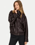 Only Geacă din imitație de piele Julia 15373024 Loose Fit