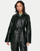 Only Geacă din imitație de piele ONLSOFIA 15322148 Short Fit