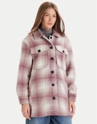 Only Jachetă cămașă Catja 15360171 Roz Loose Fit