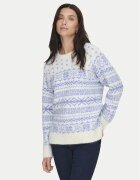 Only Pulover Xmas Nordic 15354824 Albastru celest Regular Fit