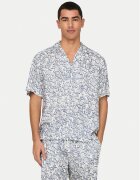Only & sons Cămașă Dash 22032733 Écru Regular Fit