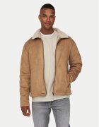 Only & sons Geacă din imitație de piele 22026162 Regular Fit
