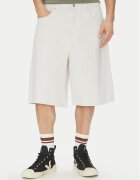 Only & sons Pantaloni scurți de blugi Carl 22034145 Écru Balloon Fit