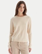 Patrizia Pepe Pulover 2K0363/KM36-W405 Écru Regular Fit